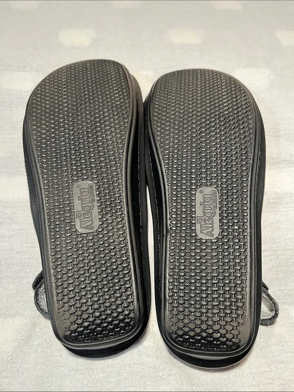 Algeria Verona Style Black Leather Adjustable Sandals - Size 38 (Approx. US 7.5)